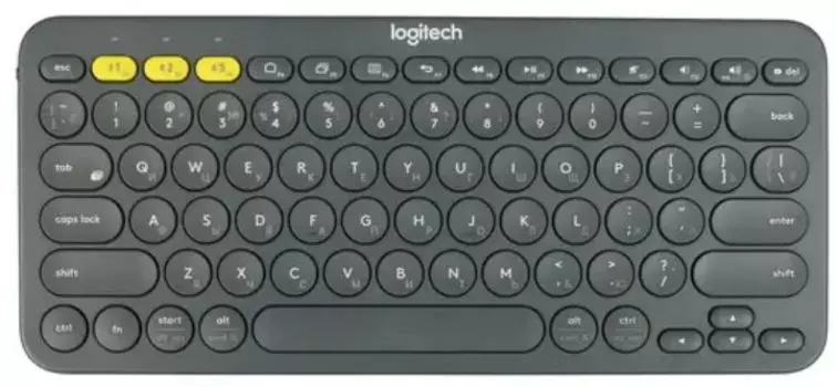 Клавиатура Wireless Logitech K380 920-007590 серая, Multi-Device, Bluetooth Classic 3.0