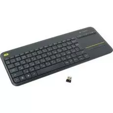 Клавиатура Wireless Logitech Touch K400 Plus 920-007147 black, USB