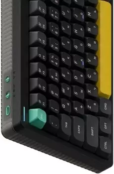 Клавиатура Wireless Nuphy Halo75 V2 QMK, Obsidian Black, RGB, Hot Swap, Silent Red Switch