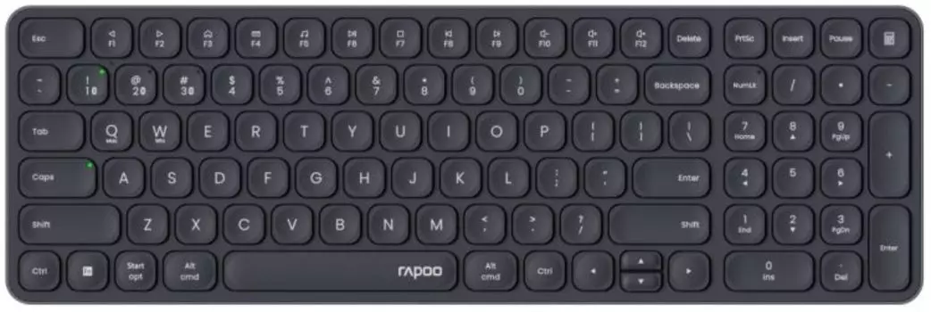 Клавиатура Wireless Rapoo E9310M серая