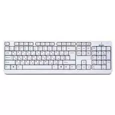 Клавиатура Wireless Sven KB-C2200W SV-016340 белая, 2.4 GHz, 104кл, 1*ААА в компл.