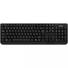 Клавиатура Wireless Sven KB-C2200W SV-018238 чёрная, 2.4 GHz, 104кл, 1*ААА в компл.