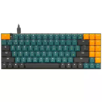 Клавиатура Wireless UGREEN KU102 механическая Slim Mechanical Keyboard USB-C , Bluetooth тонкая и легкая, цвет: зеленый