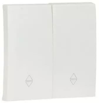 Клавиша двойная EKF ESV10-L-027-50 Валенсия выключателя проходного 10А жемчуг