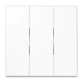 Клавиша Jung LS993BFWW белая 3-ая для трёхклавишного переключателя арт. 5306EU