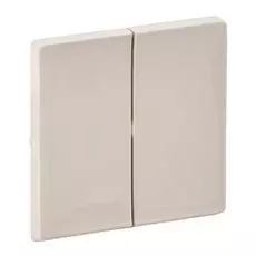 Панель лицевая Legrand 755021 Valena LIFE - для двухклавишного выключателя, слоновая кость