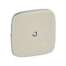 Клавиша Legrand 755086 Valena ALLURE Сл.кость 1-ая с подсветкой/индикацией (голубая линза в центре)