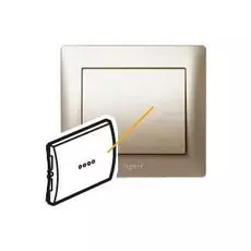 Клавиша Legrand 771434 Galea Life 1-я для выкл.с индикацией титан