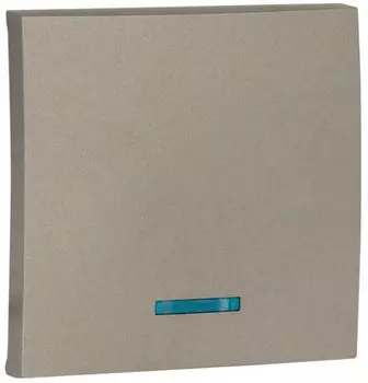 Клавиша одинарная EKF ESV10-L-121-40 Валенсия выключателя с индикатором 10А кашемир