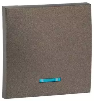 Клавиша одинарная EKF ESV10-L-121-60 Валенсия выключателя с индикатором 10А графит