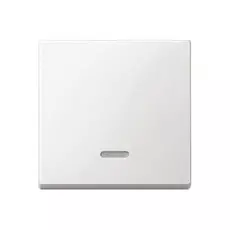 Клавиша Schneider Electric MTN436019 Merten SM 1-ая с подсветкой, термопласт, IP20 (белый глянцевый)