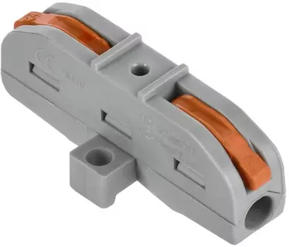 Клемма IEK UKZ20-4111P-004 строительно-монтажная СМК 222-4111P (4шт/упак)