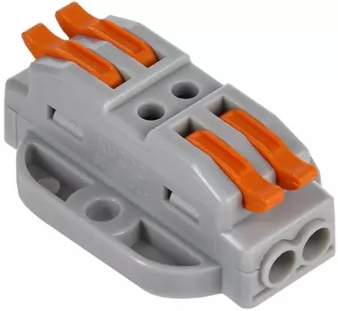 Клемма IEK UKZ20-4122P-004 строительно-монтажная СМК 222-4122P (4шт/упак)