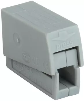 Клемма IEK UKZ50-101-004 строительно-монтажная СМК 224-101 (4шт/упак)