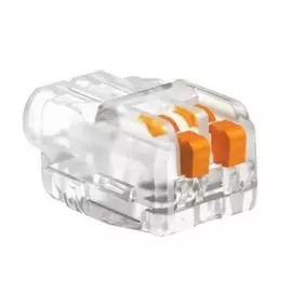 Клемма OBO Bettermann 2054450 универсальная пружинная c зажимом 2x2,5 мм2, прозрачная