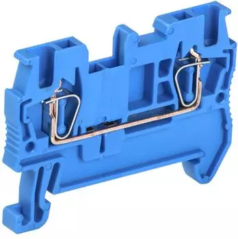 Клемма пружинная IEK YZN11-001-K07 КПИ 2в-1,5 17,5А синий