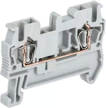 Клемма пружинная IEK YZN11-010-K03 КПИ 2в-10 70А серый