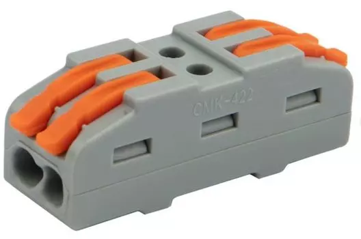 Клемма Rexant 07-6263-2-05 СМК 222-422 проходная 2 полюса