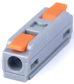 Клемма соединительная Cabeus MX-1 универсальная проходная 1 полюс с рычагом 0,08-4,0 (1шт)