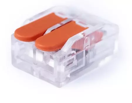 Клемма соединительная Cabeus MX-612 универсальная 2-х проводная с рычагом 0,5-6,0 (10шт) (WAGO 221-612)