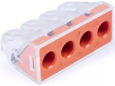 Клемма соединительная Cabeus PCT-104D 4-х проводная 2,5-6,0 (10шт)