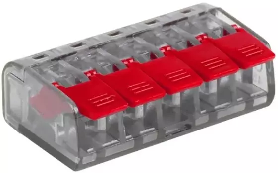 Клемма EKF plc-smk-221-415b PROxima СМК 221-415 5 отверстий 0.2-4.0 мм2 блистер (5шт.)