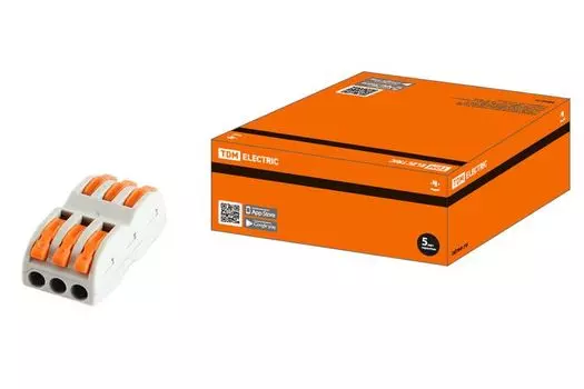 Клемма TDM SQ0527-0042 соединительная проходная СК-413-2 (2,5мм2)