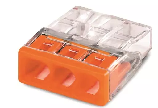 Клемма TOKOV ELECTRIC TKE-EU2.5-413/BL5 строительно-монтажная EU2.5 413 прозр. 3 отверстия (блист.5шт)