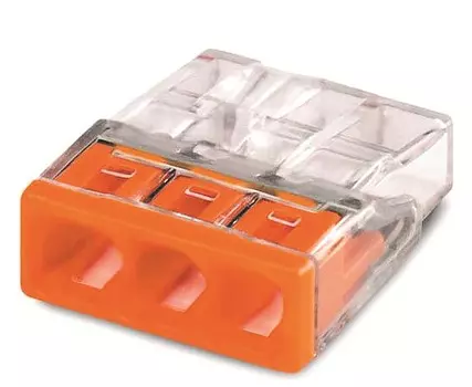 Клемма TOKOV ELECTRIC TKE-EU2.5-413-P/C200 строительно-монтажная EU2.5 413 с пастой 3 отверстия