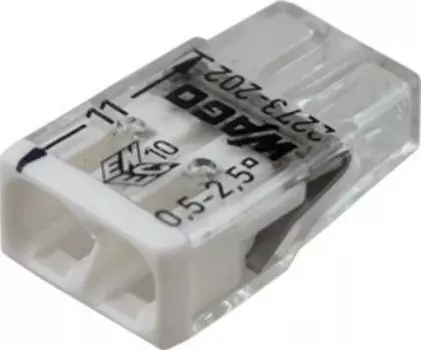 Клемма WAGO 07-5131 2273-202 2-проводная до 2,5 мм, (100 шт./уп.)