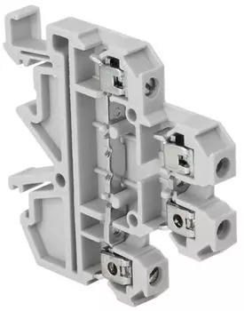 Клемма винтовая EKF plc-jxb-2-4/35gy двухуровневая JXB-4/35 серая