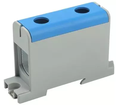 Клемма вводная IEK YZN12-150-K07 силовая КВС 35-150 кв.мм. синяя