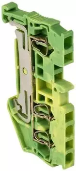 Клеммная колодка EKF plc-jxb-st-2.5-3-pen пружинная JXB-ST-2.5 3 вывода земля