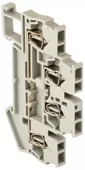 Клеммная колодка EKF plc-jxb-st-4-4-2 пружинная двойная JXB-ST-4 32А серая