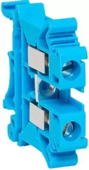 Клеммная колодка EKF scr-ut-6-b винтовая 6 UT синяя