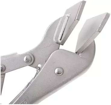 Клещи Deli DL20016 зажимные с плоскими губками 250мм, регулировочный винт