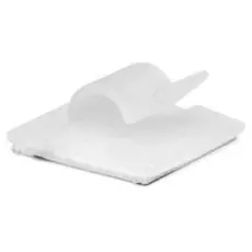 Клипса DKC 25430 самоклеящаяся для круглого кабеля, 5х4.9мм, цвет белый, материал полиамид 6.6., "Quadro" (уп100шт)