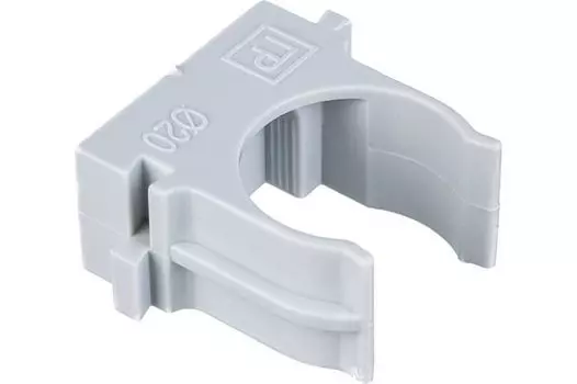 Клипса для труб Промрукав PR13.0120 для монтажного пистолета, серая д20 (100шт)