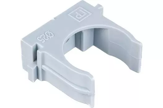 Клипса для труб Промрукав PR13.0121 для монтажного пистолета, серая д25 (100шт)