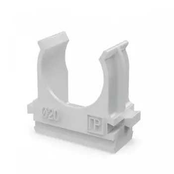 Клипса для труб Промрукав PR.02720 Полистирол д20 (100шт)
