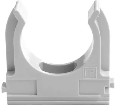 Клипса для труб Промрукав PR.0625 АБС-пластик в карт д25 (100шт)