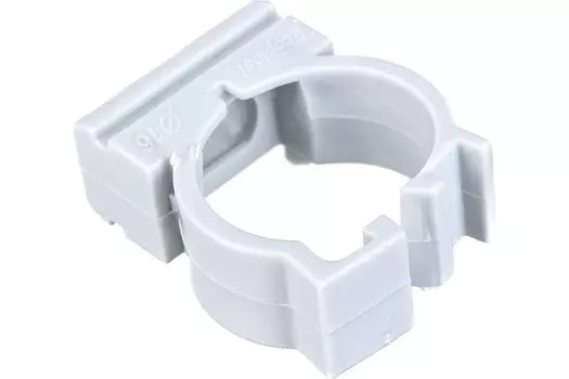 Клипса Ecoplast 41616-10 CFC16G с защелкой для труб D16мм (10шт)
