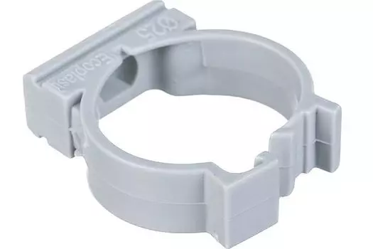 Клипса Ecoplast 41625-10 CFC25G с защелкой для труб D25мм (10шт)