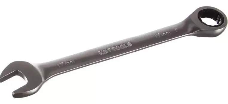Ключ КВТ 79190 гаечный комбинированный трещоточный 17 мм серия KBT-PROFESSIONAL