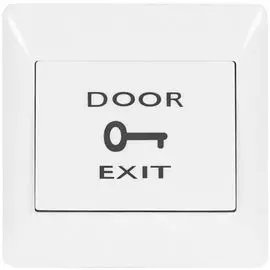 Кнопка Бастион SPRUT Exit Button-82P выхода накладная, НР/НЗ контакты, пластик, -10...+50 °С, 86х86х23мм