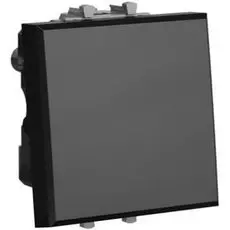 Кнопка DKC 4402152 модульная, одноклавишная, "Чёрный квадрат", 2 модуля, "Avanti"