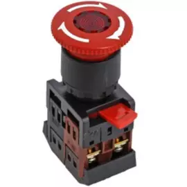 Кнопка EKF pbn-ae AE-22 гриб кр.