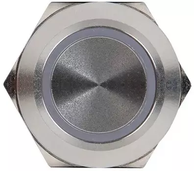 Кнопка EKF s-pro67-142 S-Pro67 19 мм без фикс. с синей подсв. 24В PROxima