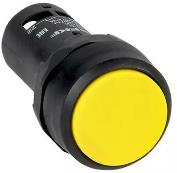 Кнопка EKF sw2c-11f-y SW2C-11 с фиксацией желтая NO+NC