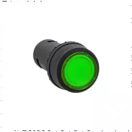 Кнопка EKF sw2c-md-g SW2C-10D с подсветкой зел. NO